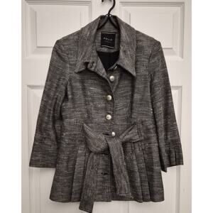 FOLIC Collection (Brasil) Coat Gray/Black Size M EUC